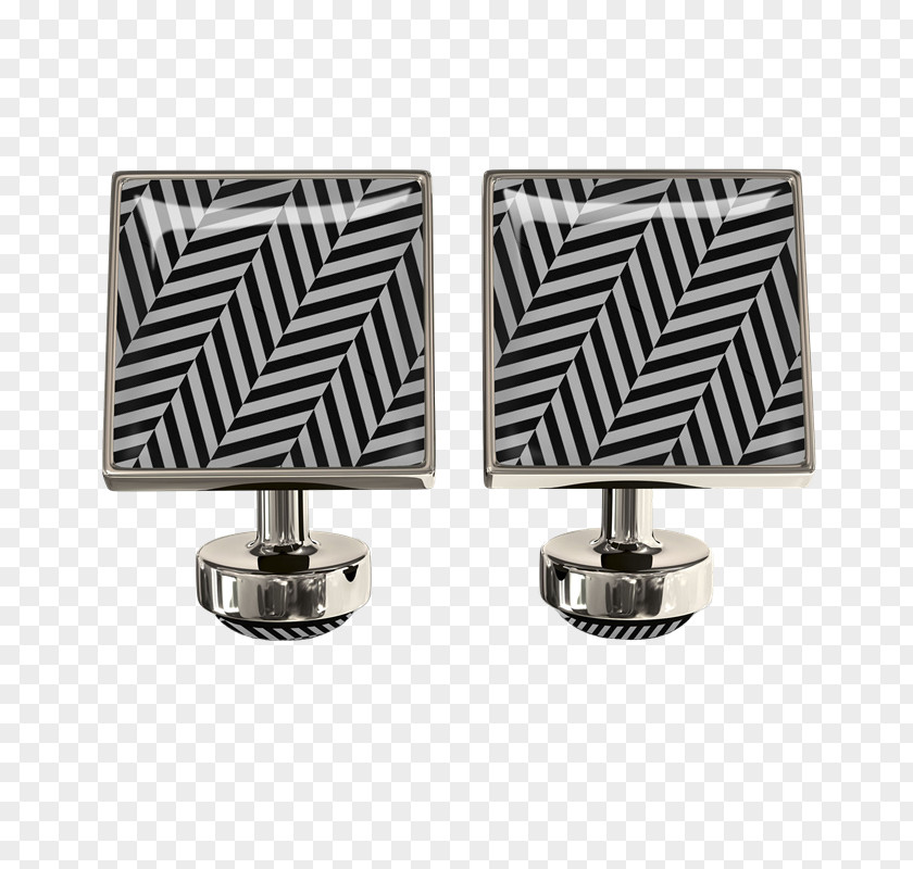 Design Cufflink Blue PNG