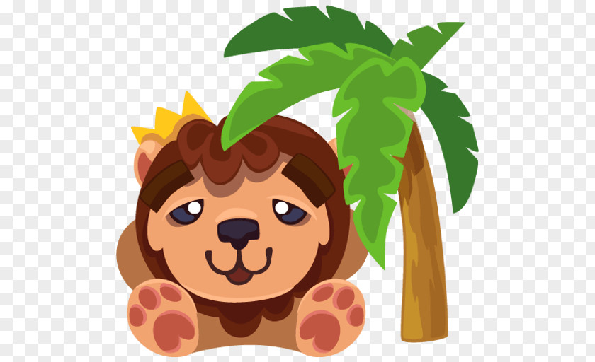 Lion Sticker Telegram VKontakte Clip Art PNG