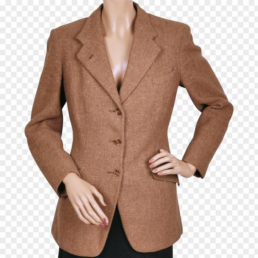 Suit Jacket Blazer Tweed Vintage Clothing Outerwear PNG
