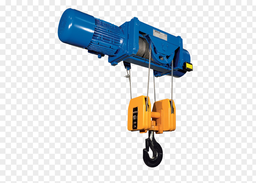 Crane Block And Tackle Hoist Wire Rope Pulley PNG