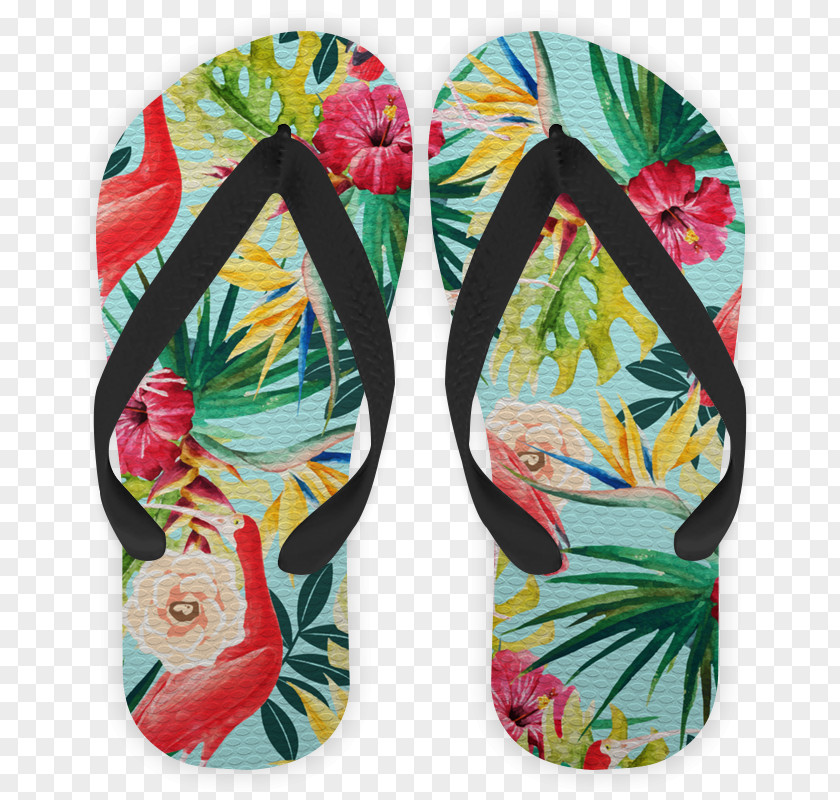 Monstera Flip-flops Footwear Color Shoe PNG