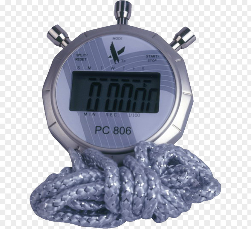 Silver Stopwatch Icon PNG