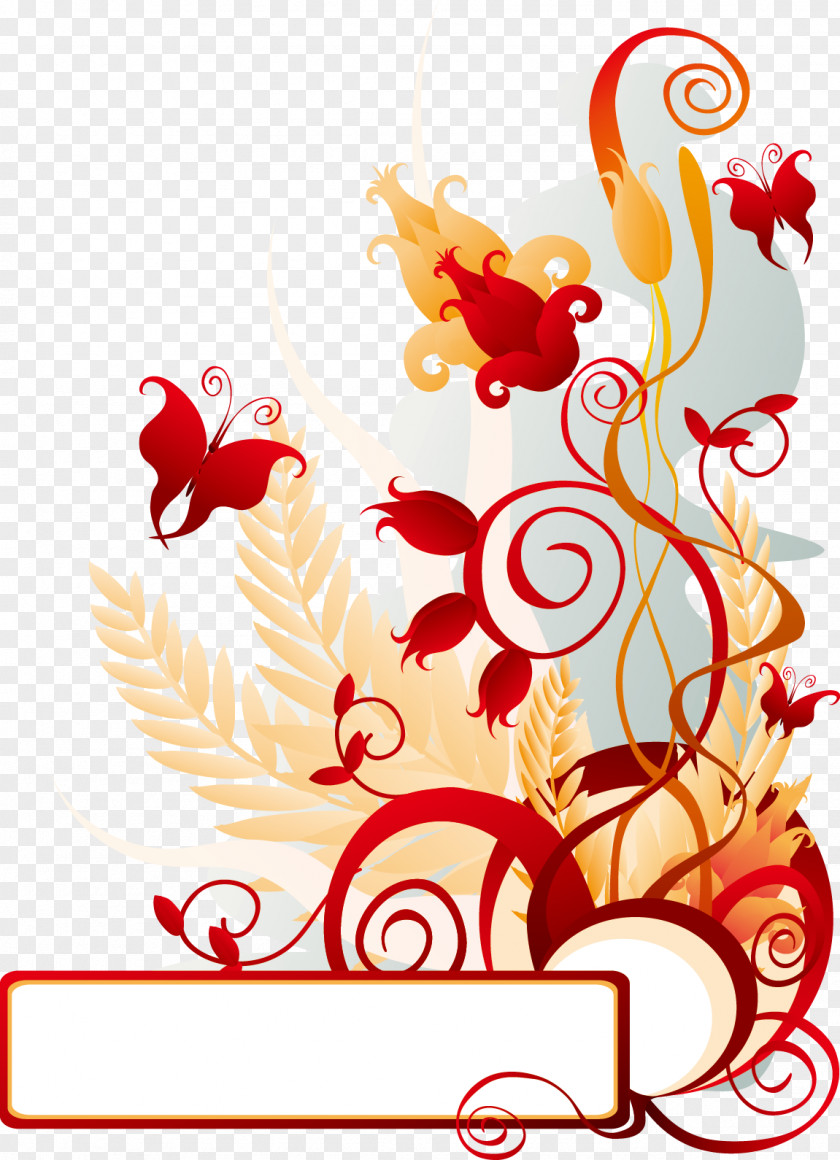 Vector Rice Butterfly Royalty-free Pattern PNG