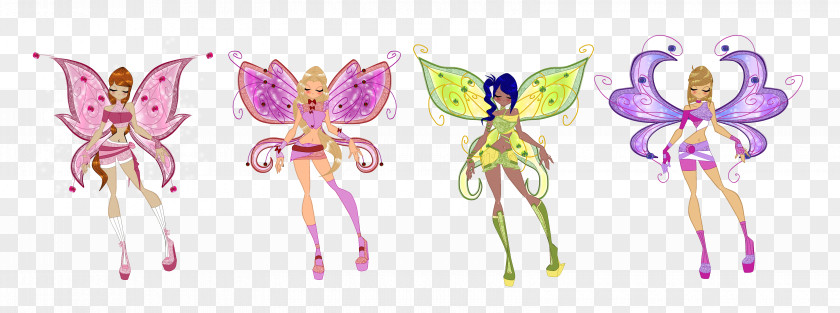 Believix Winx Butterfly Violet Lilac PNG