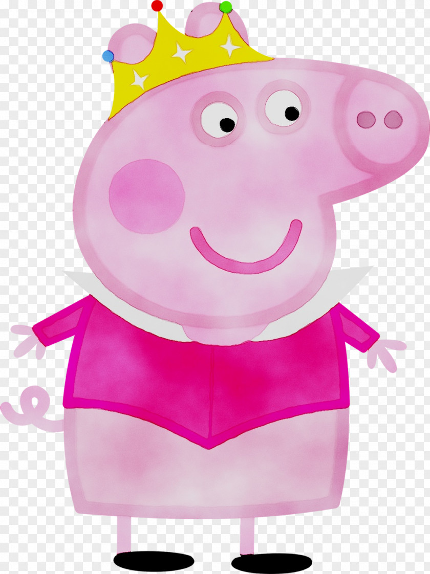 Cartoon Daddy Pig George Image PNG