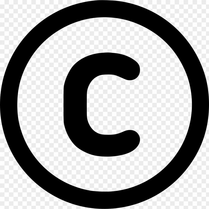 Copyright All Rights Reserved Symbol Registered Trademark Creative Commons PNG