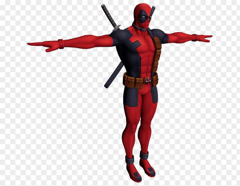 Deadpool Superhero 3D Computer Graphics PNG