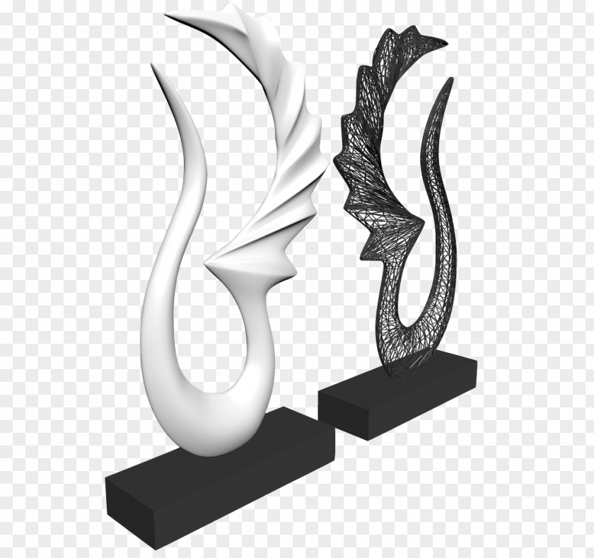 Abstract Swan Decoration Clip Art PNG