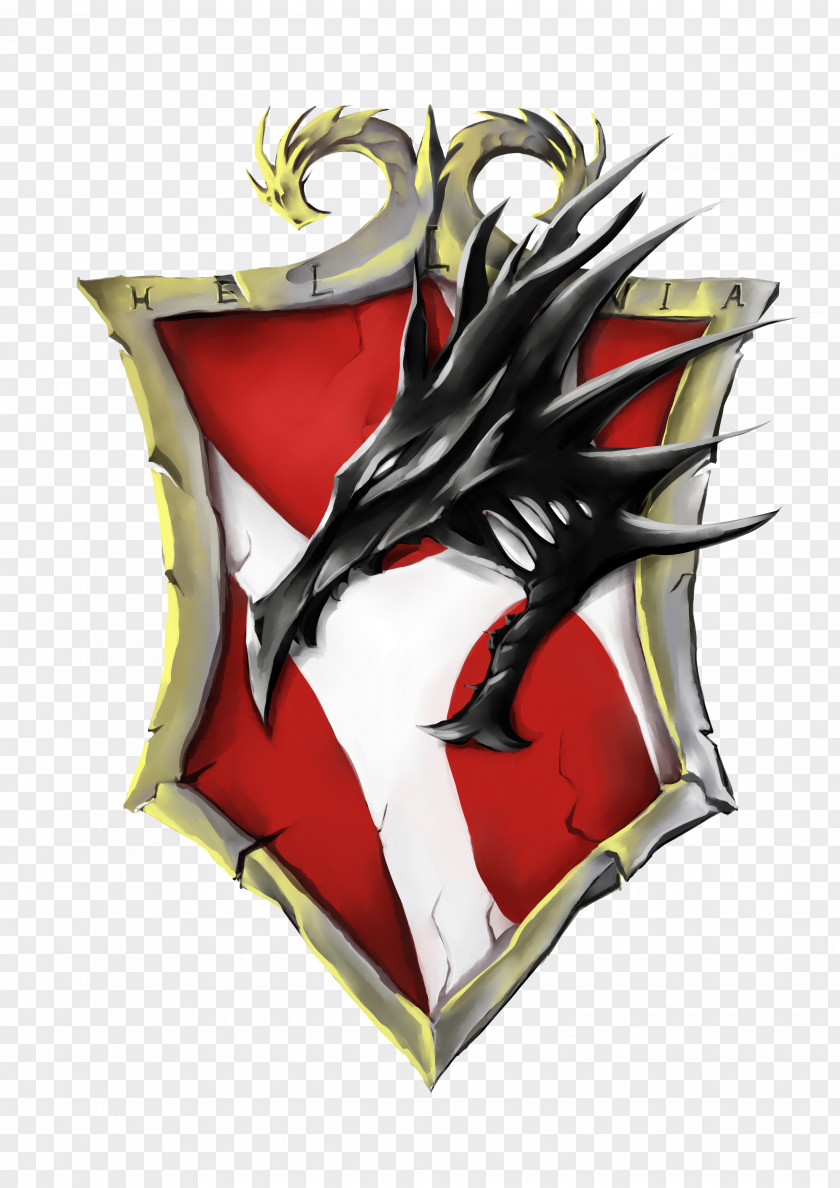 Black Shield Dragon Knight Escutcheon High Elves Battle PNG