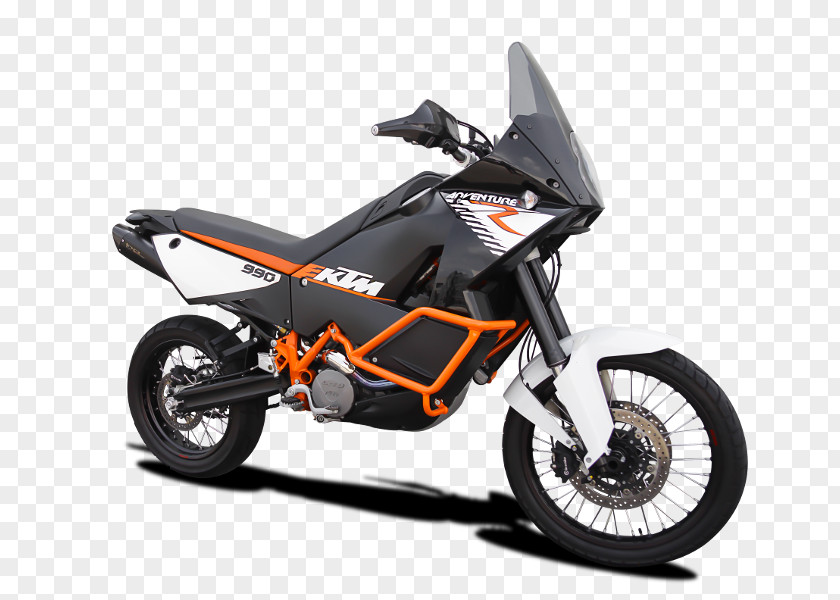 Motorcycle KTM 990 Adventure Wheel Exhaust System PNG