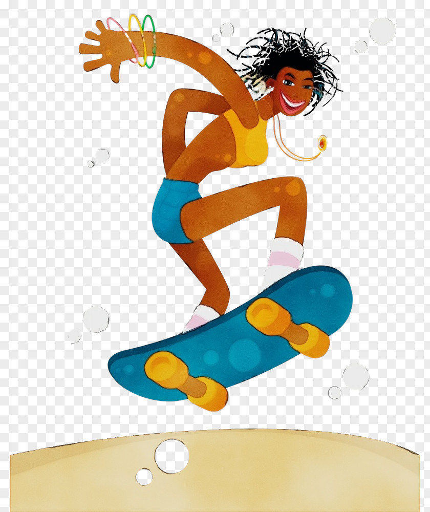 Sports Equipment Recreation Skateboarding Cartoon Boardsport Skateboard PNG