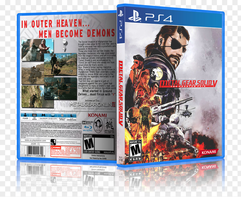 Technology Metal Gear Solid V: The Phantom Pain Xbox One Definitive Experience PNG