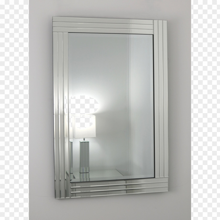 Window Mirror Rectangle Bevel Glass PNG