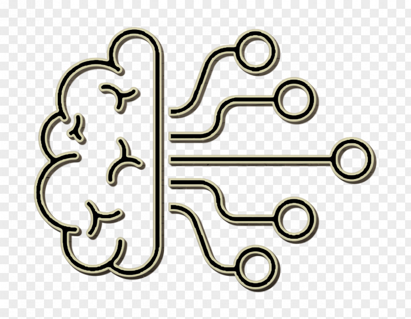 Artificial Intelligence Icon Brain PNG