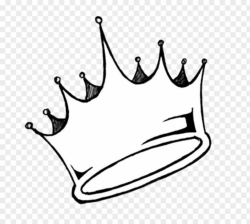 Black And White Drawing Crown King Clip Art PNG