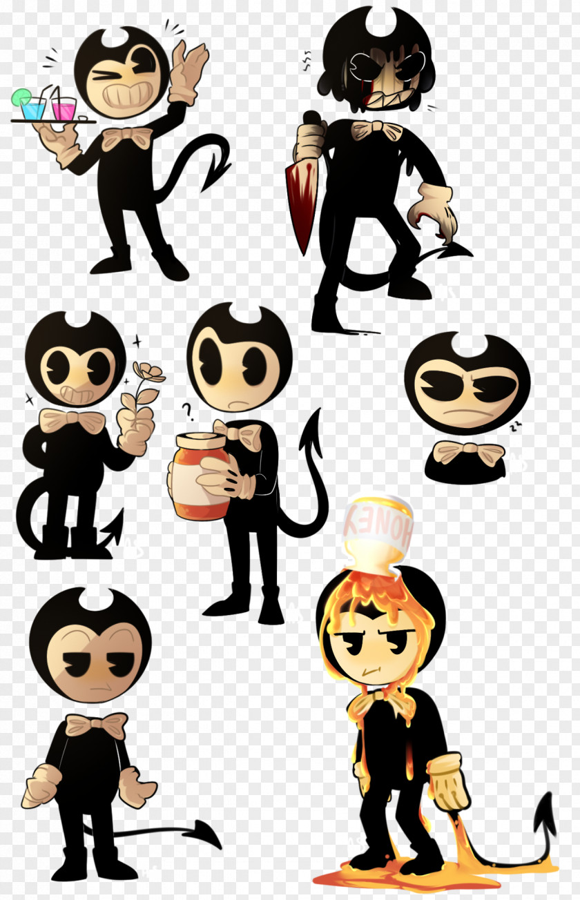 Do Not Be Surprised Bendy And The Ink Machine Cuphead Video Game Paper TheMeatly Games PNG