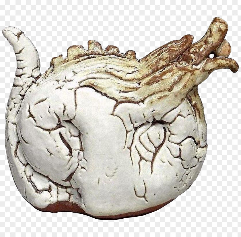 Dragon Japan Danryu Okimono Pottery Izushi Ware Ceramic PNG