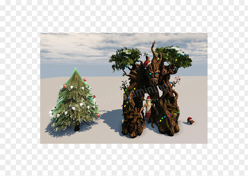 Hou Yi Christmas Tree Smite Ornament PNG