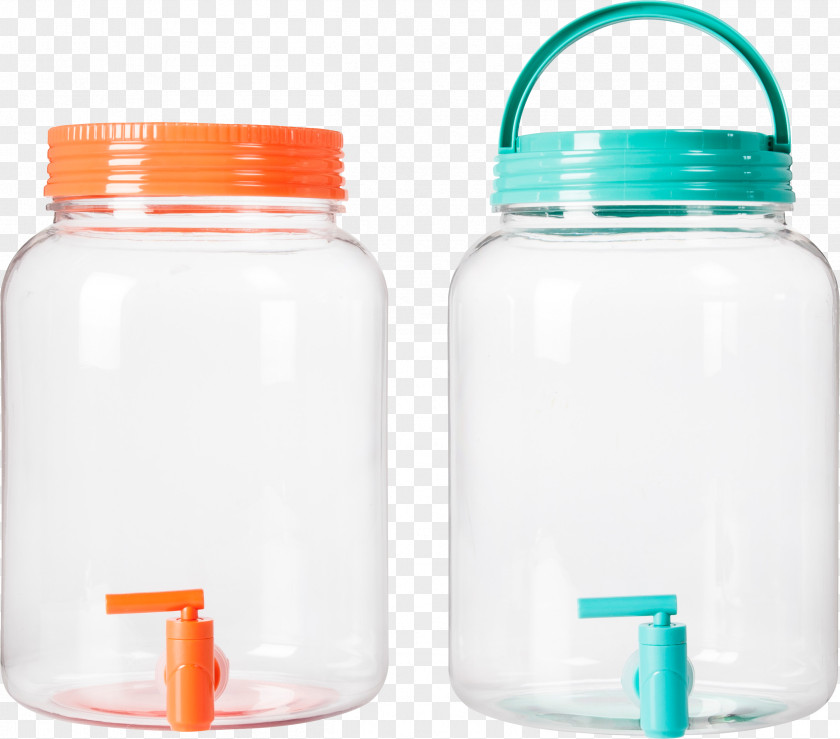 Jar Water Bottles Plastic Bottle Glass PNG