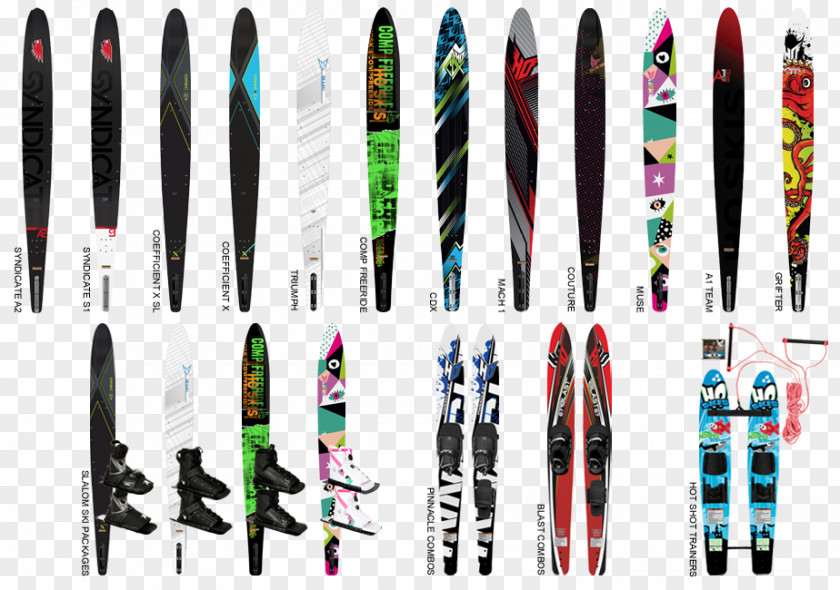 Skiing Ski Bindings Water Slalom PNG