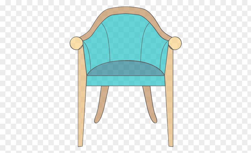 Armrest Wood Furniture Chair Turquoise Aqua Table PNG