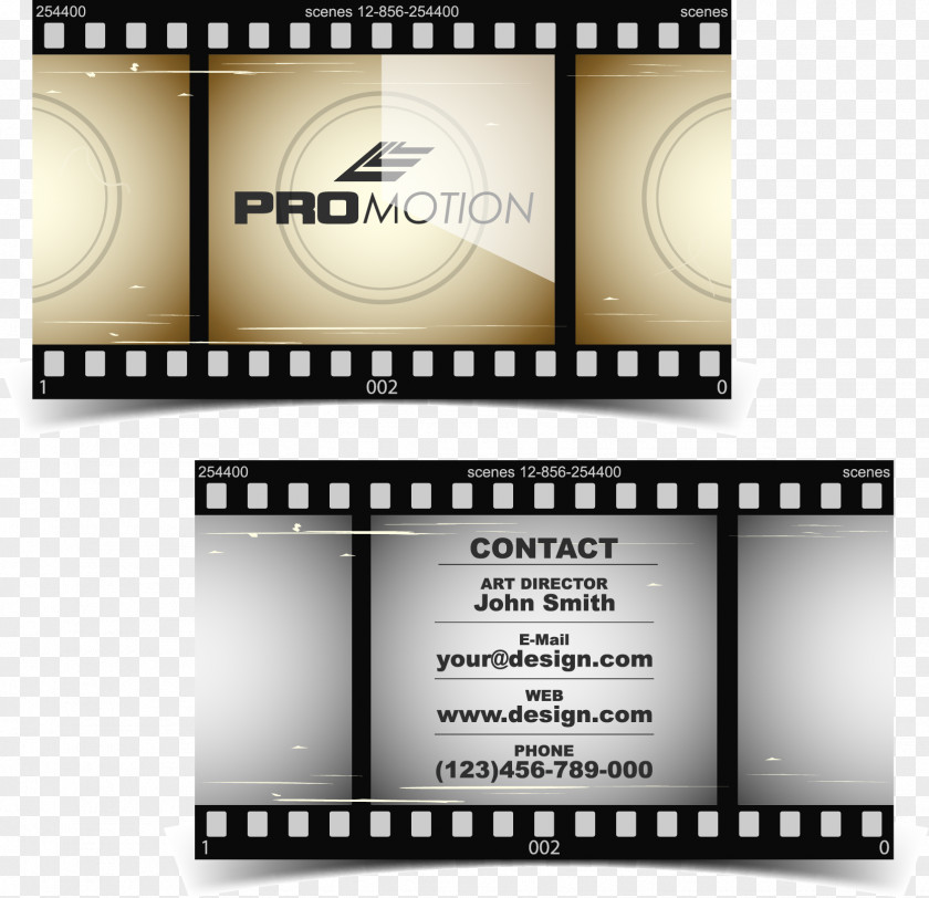 Business Card Film Cinema Royalty-free Illustration PNG