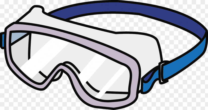 Goggles Glasses New Year Card Clip Art PNG