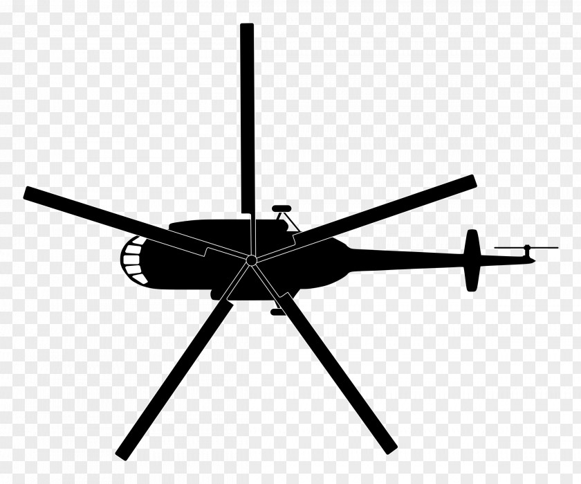 Top View Helicopter Mil Mi-17 Mi-8 Clip Art PNG