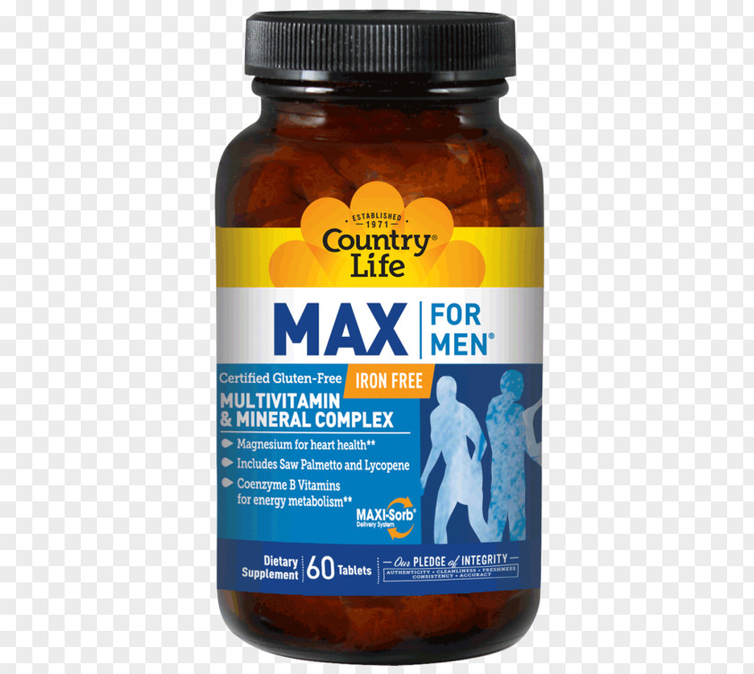 Country Man Dietary Supplement Multivitamin Nutrient Tablet PNG