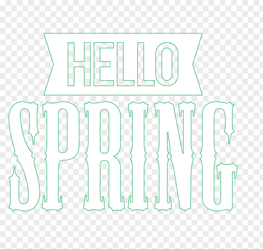 Hello Spring Logo Brand Text Illustration PNG