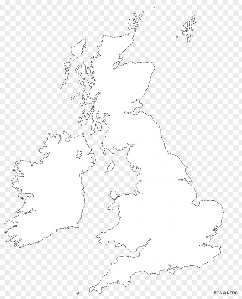 Map Sketch United Kingdom Line Point PNG