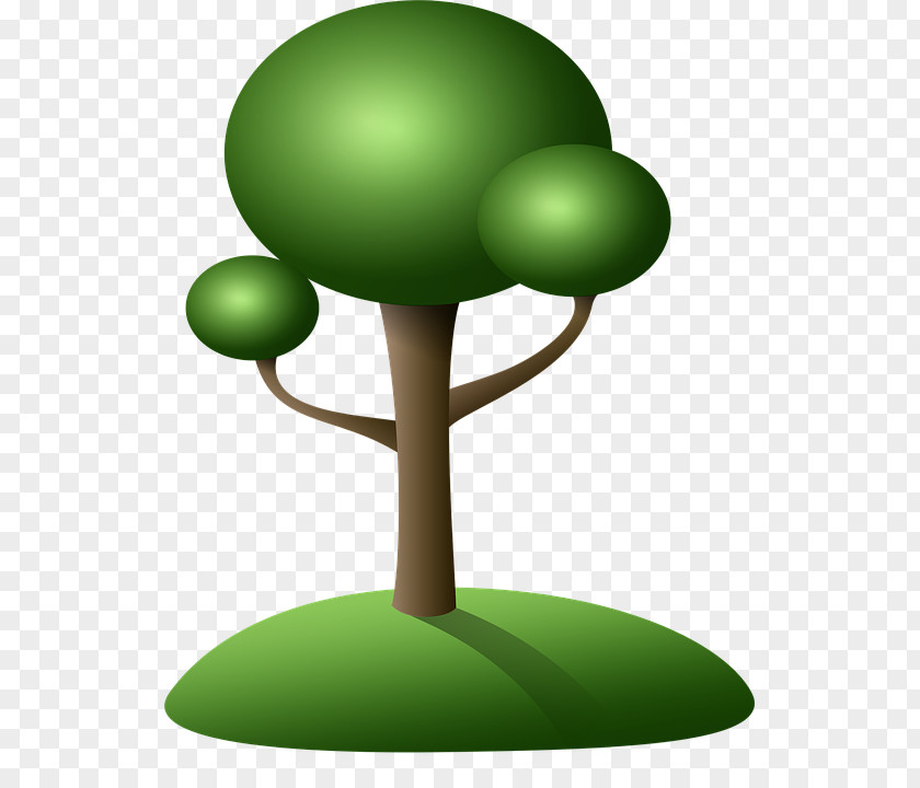 Round Tree Animation Clip Art PNG