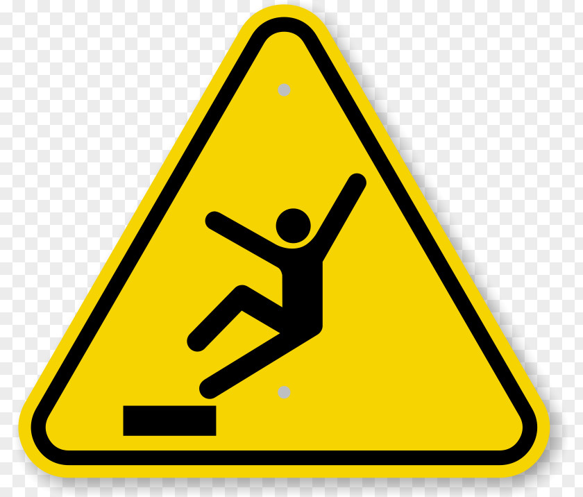 Safe Hazard Symbol Personal Protective Equipment Falling Warning Sign PNG