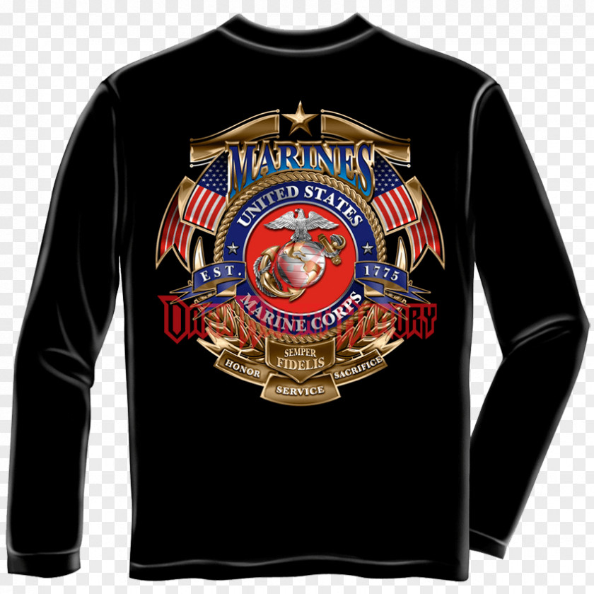 T-shirt United States Marine Corps Birthday Semper Fidelis Military PNG