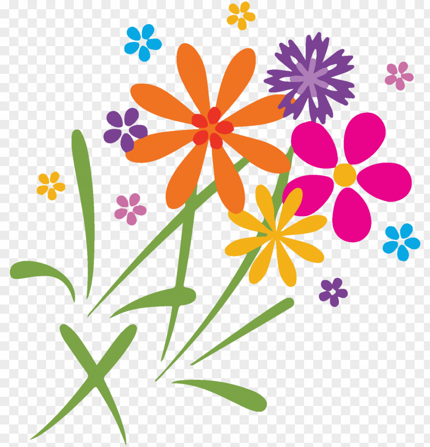 Wildflower Pedicel Flowers Background PNG