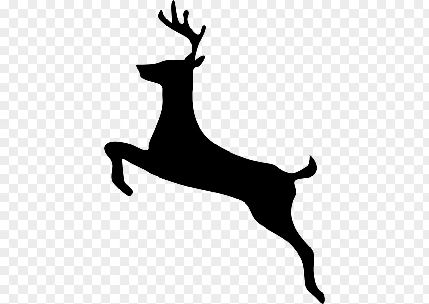 Animal Silhouettes White-tailed Deer Hunting Clip Art PNG