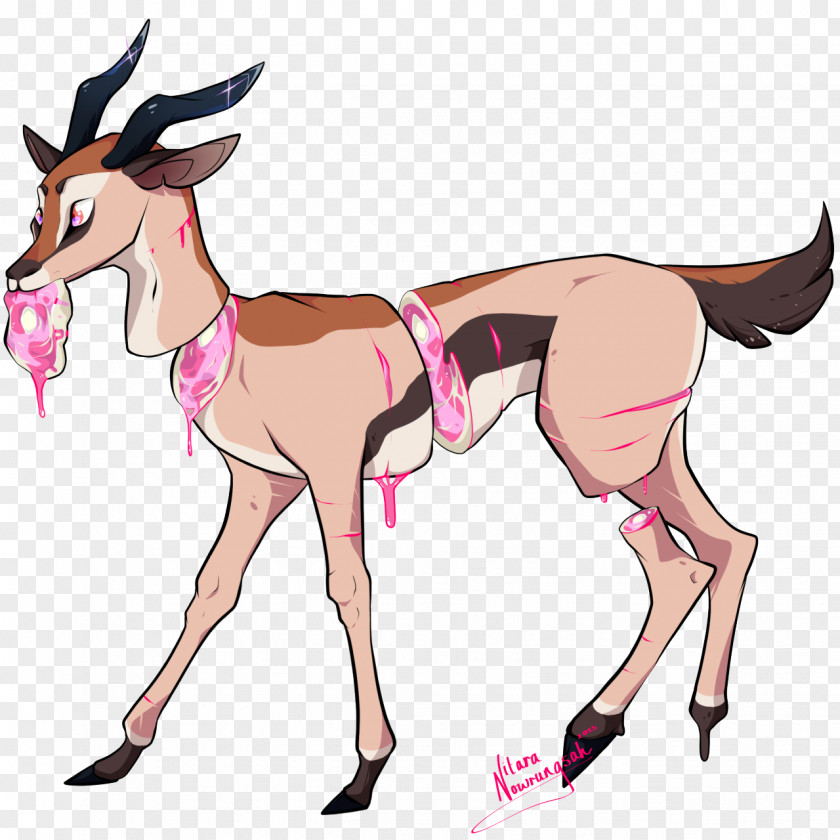 Deer Antelope Reindeer Horse Art PNG