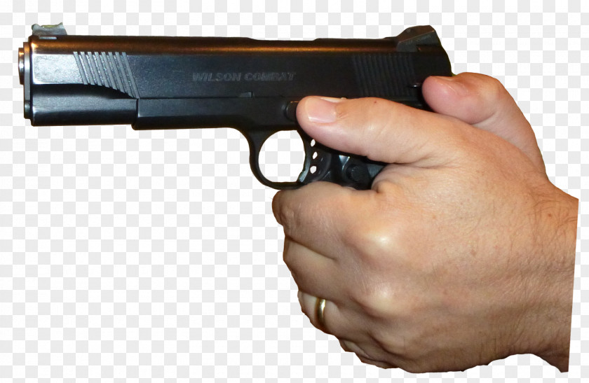 Gun In Hand Clipart Firearm Pistol Handgun Clip Art PNG