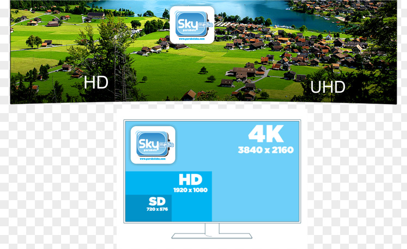 Samsung Skymedia Parabolaku MU9005 4K Resolution Ultra-high-definition Television PNG