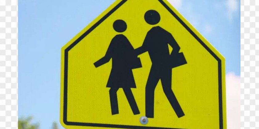 Students Return To School Zone Driving Traffic Sign PNG
