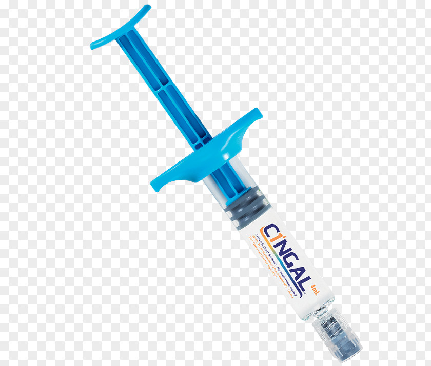 Syringe Hyaluronic Acid Injection Joint Synovial Fluid PNG