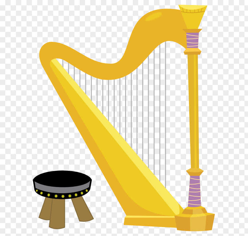 Harp Musical Instrument PNG