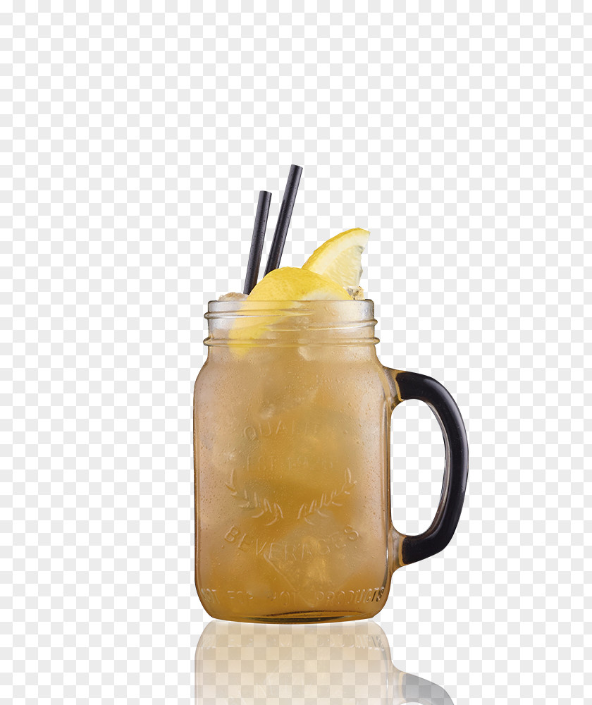 Iced Tea Harvey Wallbanger Cocktail Alcoholic Drink Mason Jar PNG