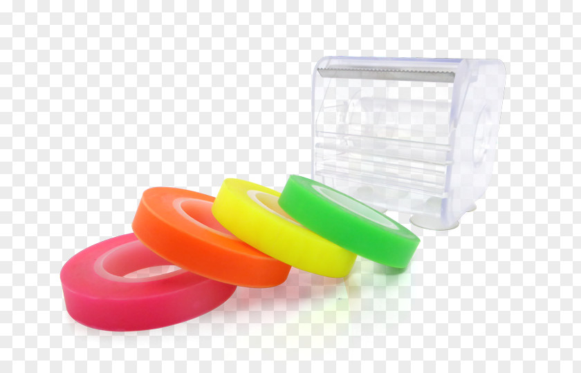 Neon Box Adhesive Tape Plastic テープ Stationery PNG