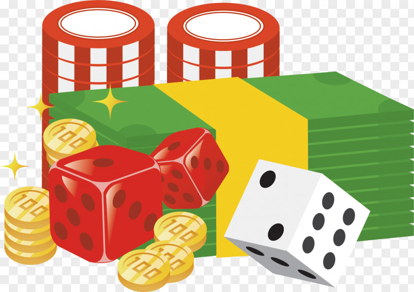 Pretty Vector Dice Cartoon Gambling PNG