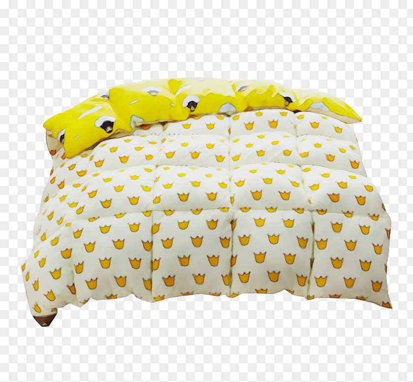 Bed Sheet Pillow Watercolor Season PNG