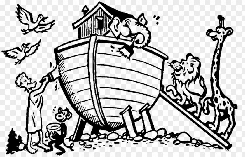 Child Bible Noah's Ark Coloring Book Genesis PNG