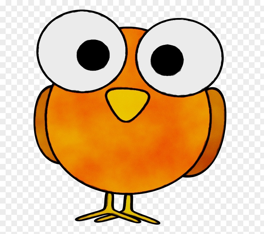 Emoticon Smile Bird Line Drawing PNG