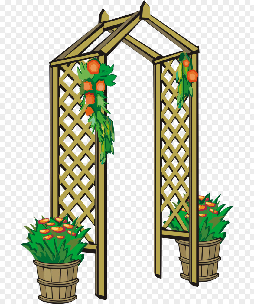 GARDEN Arch Trellis Garden Gazebo Clip Art PNG