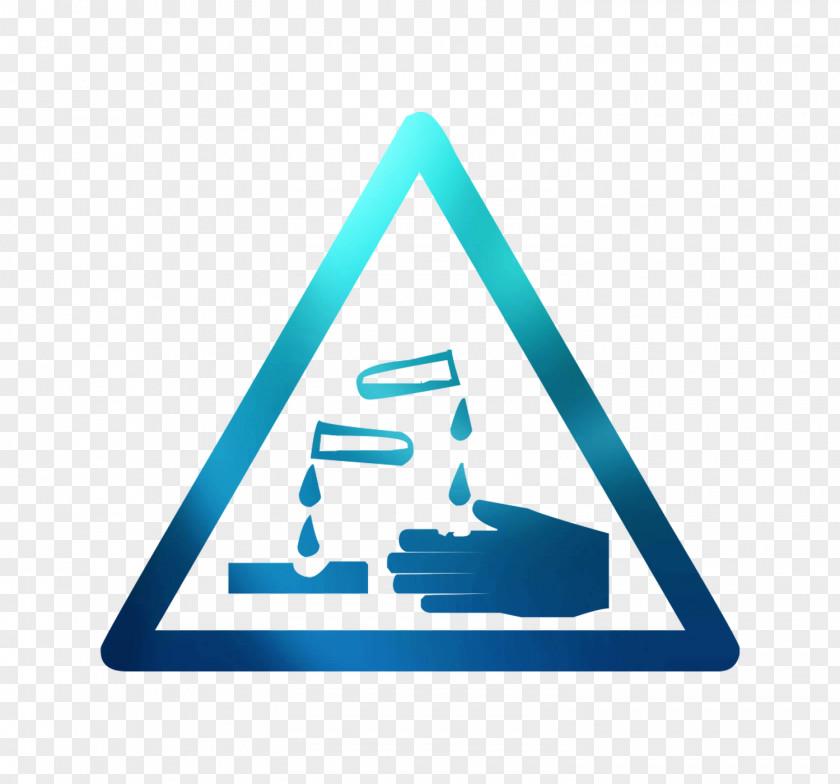 Corrosive Substance Warning Sign Hazard Symbol PNG